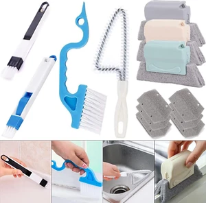 Window Groove Cleaning Brush, 13 PCS Hand-Held Magic Window Track Cleaning Tools - Picture 1 of 12