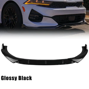 For Kia K5 GT GT-line 2020-2024 Gloss Black Front Bumper Spoiler Lip Splitter - Picture 1 of 10