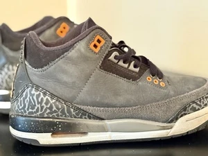 Nike Boys Air Jordan 3 DM0966-080 Gray Basketball Shoes Sneakers Size 4.5Y - Picture 1 of 10