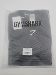 Camiseta manga corta sin costuras Gymshark Onyx 5.0 negra/gris claro - mediana  - Imagen 1 de 8
