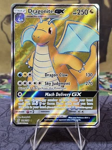 Pokemon 2019 Dragonite GX Full Art Ultra Rare Holo Karte 229/236 Unified Minds - Bild 1 von 4