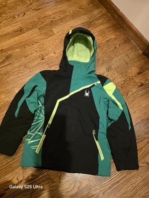 Spyder Youth Boys Ski Snow Jacket- Size 10 - Image 1 of 4