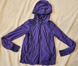 IVIVVA by LULULEMON Reversible womens purple Hoodie Size 8 - Picture 1 of 12