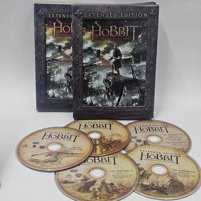 The Hobbit Battle of the Five Armies Extended Edition 5-Disc DVD NTSC Region 1 - Image 1 of 3