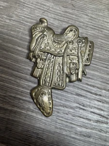 Vintage Sattel Brosche Anstecknadel Western Southwest Cowboy Schmuck Bin C - Bild 1 von 2