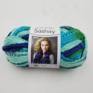 Lotto Red Heart Boutique Sashay filato super ingombrante blu verde twist 1959 8636 E782 - Foto 1 di 6