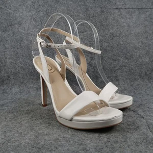 Sam Edelman Shoes Women 8 Sandal Heels Ankle Strap Platform Fashion Leather Jade - Picture 1 of 17