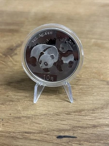 China Panda 10 Yuan 1 Oz Silber 999 Original 2008 - Bild 1 von 4