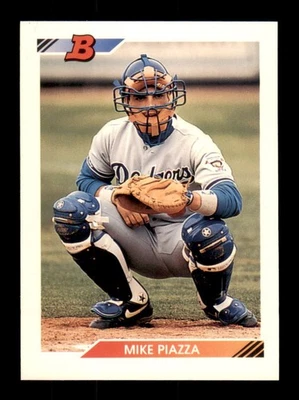 1992 Bowman # 461 Mike Piazza RC NM-MT or Better - Image 1 of 2