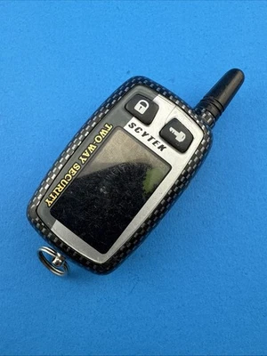 USED ASTRA SCYTEK 5-Button 2-Way LCD Remote Transmitter FOB USED - BAD SCREEN - Image 1 of 4