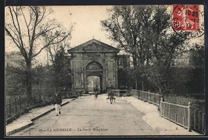 AK La Rochelle, La Porte Dauphine 1908  - Bild 1 von 2