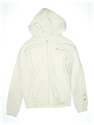 Sudadera con capucha plateada con cremallera Champion Girls 14 nueva con etiquetas Foto 1 de 2