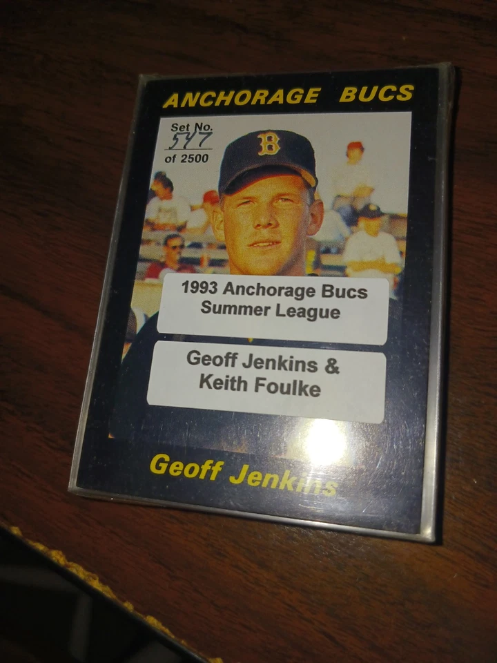 1993 Anchorage Bucs baseball summer league college team set w/ Geoff Jenkins - Image 1 of 1