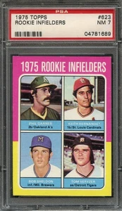 1975 Topps #623 Rookie Infielders Keith Hernandez RC PSA 7 St. Louis Cards 1689 - Picture 1 of 2