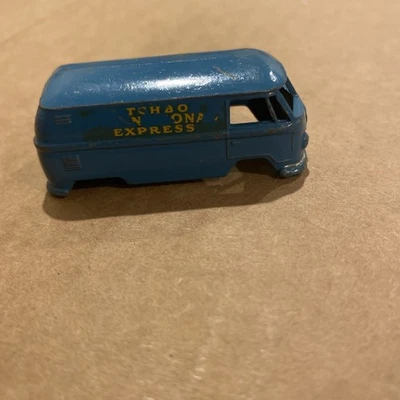 ANTIGA CAIXA DE FÓSFOROS VINTAGE LESNEY # 34A VOLKSWAGEN MICROVAN - Imagem 1 de 4