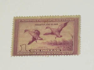 US Stamps RW 5 Federal Duck Stamp 1938 Unused Hinged - Picture 1 of 2