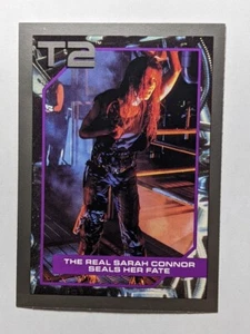 Terminator 2 1991 Impel Trading Card #120 The Real Sarah Connor Seals Her Fate - Picture 1 of 2