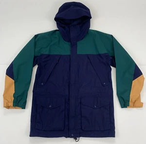 Chaqueta de Parka de Colección Eddie Bauer Gore-Tex Para Hombre Mediana M ColorBlock con Cremallera Completa con Capucha - Imagen 1 de 7