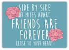 Metal Wall Sign - Friends Are Forever - V1 - Quote Inspirational Gift Friendship