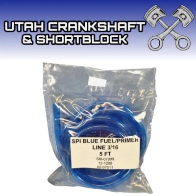 NEW SPI BLUE FUEL LINE ID 3/16" PRE-CUT to 5 FT KAWASAKI HONDA SUZUKI KTM - Image 1 of 4