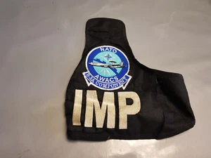 Original Nato Awacs Luftwaffe Armbinde + Patch IMP Militärpolizei Bundeswehr (K9 - Picture 1 of 5