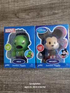 Disney Mickey Mouse & The Hulk Jumbo Jiggly -Hard Stress Toy - Ja-ru - Picture 1 of 6