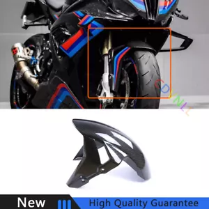 For BMW S1000RR 2023-2025 Dry Carbon Fiber Motorcycle Front Fender Replace Trim - Picture 1 of 7
