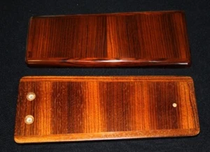 ARMLEHNE DECKEL ARMABLAGE HOLZ ZEBRANO FÜR VOLVO 760 960 - Bild 1 von 4