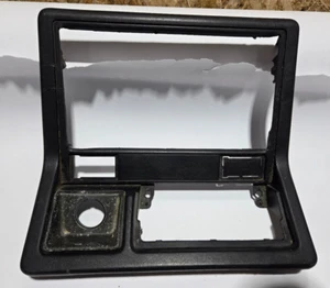 84-88 TOYOTA 4RUNNER PICKUP DASH RADIO STEREO CLIMATE TRIM BEZEL PANEL BLACK #4 - Picture 1 of 5