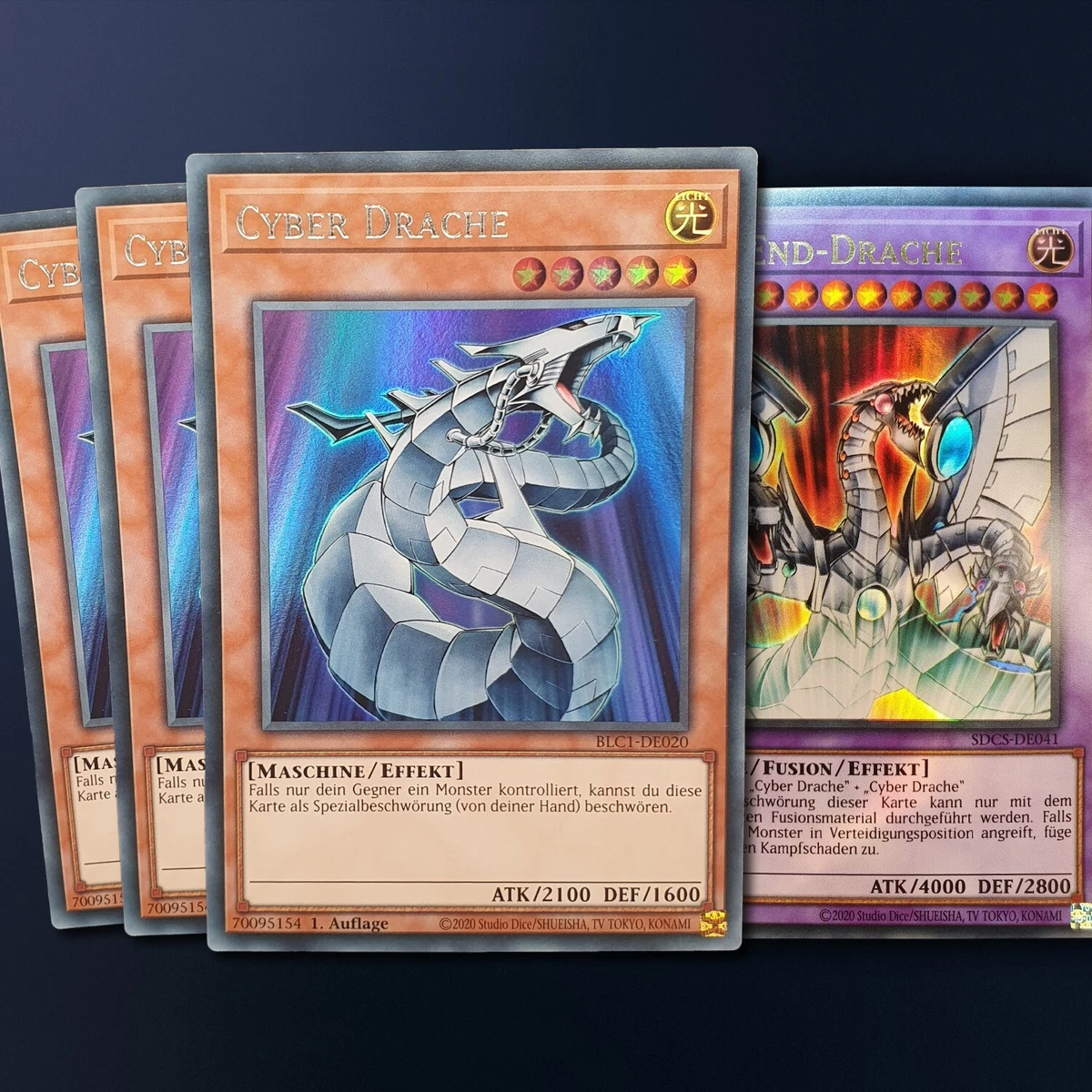 Yu-Gi-Oh! Karte: Cyber Dragon – SDCS-EN003, Common, 1. Auflage