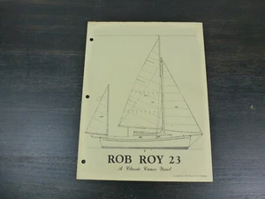 Rob Roy 23 original factory sailboat brochure - Picture 1 of 3