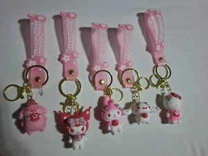 Sanrio Hello Kitty And Friends keychain Collection Lot of 5 - Picture 1 of 1