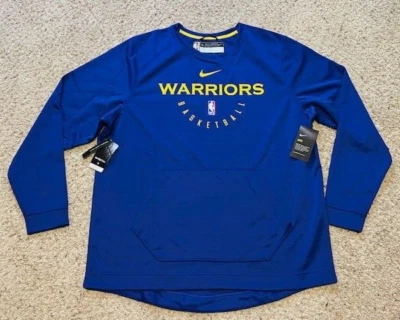 Golden State Warriors Nike Dri Fit On Court Performance Sweatshirt Size XL New - Image 1 of 4