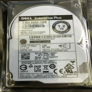 1T8KW 01T8KW HUC101812CSS204 0B31870 DELL 1.2TB 10K 12G 2.5" SAS HARD DRIVE - Afbeelding 1 van 1