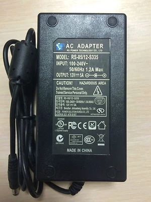 Netzteil 12V Tischnetzteil 12V 5A 60W RS-05/12S335 Gleichspannung stabilisiert - Bild 1 von 3