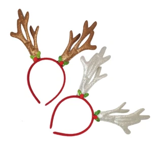 Glitter Reindeer Antlers - Picture 1 of 3
