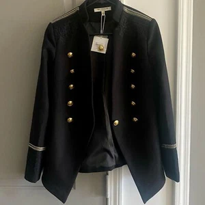 Embellished Double Breasted Military Blazer - Picture 1 of 6