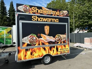 MEGA Dönerwagen Gyroswagen Imbisswagen Foodtruck Imbissanhänger RABATT ! NEU - Bild 1 von 7