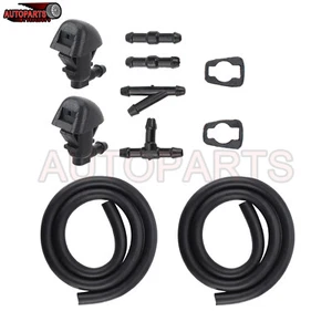 Windshield Washer Nozzle Wiper Hose Kit for 2009-2015 Honda Pilot Touring - Imagen 1 de 7