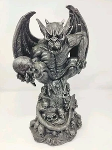 Gargoyle Candle Holder Ebros Sitting Gothic Winged - Picture 1 of 15