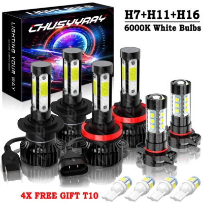 Faro antiniebla LED delantero 6000 k para GMC Acadia 2007 2008 2009 2010 2011 2012 Foto 1 de 4