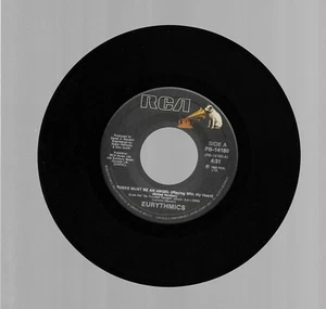 1985 EURYTHMICS-THERE'S MUST BE AN ANGEL,  45RPM   MUST L@@K ! - Picture 1 of 3