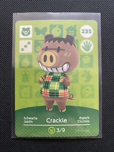 Crackle 235 - Series 5 Animal Crossing Amiibo Card Unscanned And Genuine