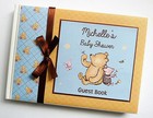 Classic Winnie the Pooh boy baby shower guest book, Winnie the Pooh album, gift