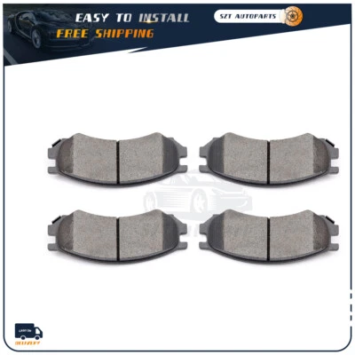 Front Ceramic Brake Pads For 1991-2000 2001 2002 Saturn SL2 1993-2002 Saturn SC2 - Image 1 of 4