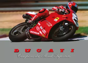 DUCATI 916 SUPERBIKE WERBEPLAKAT - Bild 1 von 1