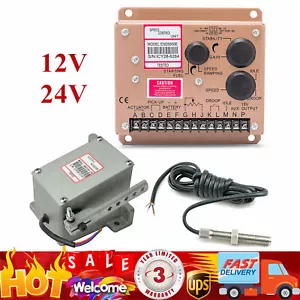 Regolatore elettronico velocità motore 12/24V Governatore ESD5500E Generatore Genset US! - Foto 1 di 31