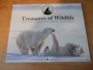 2023 CALENDARIO DE PARED DE TESOROS DE VIDA SILVESTRE FEDERACIÓN NACIONAL DE VIDA SILVESTRE NATURALEZA - Imagen 1 de 6