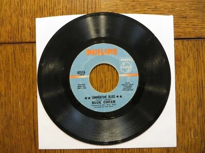 Blue Cheer - Summertime Blues - 1968 - Philips 40516 7" Single G+/Generic - Image 1 of 2