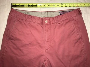 VINEYARD VINES ~ Pantalones de pierna recta rosa/salmón 34x32 100 % algodón precio de venta sugerido por el fabricante 98,50 USD - Imagen 1 de 7